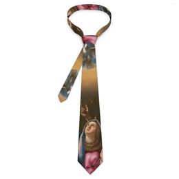 Bow Ties Virgin Mary Tie Pentecost Leisure Neck Elegant For Male Custom Collar Necktie Birthday Gift