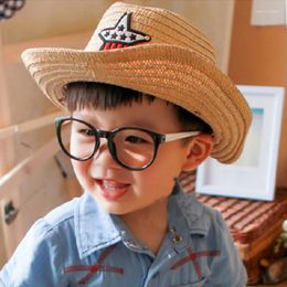 Berets Kids Hat Boys Girls Cowboy Summer Breathable Hats Straw Sun Cap Children Caps Gift Clearance Sale