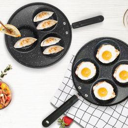 Pans Breakfast Omelette Egg Pan Saucepan Non-Stick Maifan Stone Flat-Bottomed Pot Creative Molds Kitchen Supplies Cooking Utensils