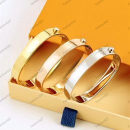 designer bracelet mens bangle Women Man Stainless Steel Gold Silver Rose Bracelets For men and womens Fashion Wedding jewelry woma216W