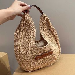 ce beach bag designer bag summer straw tote bag women luxurys handbag Fashion basket Shoulder Purse Lady Beach Bags 230727