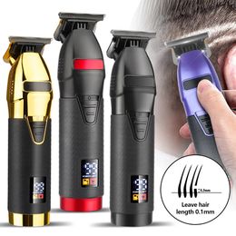 Clippers Trimmers Rechargeable Hair Trimmer For Men Shaver Professional Clipper Beard Cutting Machine Barber Cut 230928