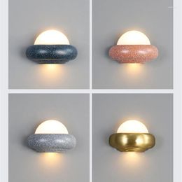 Wall Lamp Modern Creative UFO Light Children's Room Bedside LED Flying Saucer Sconce Study Living Aisle Lighting