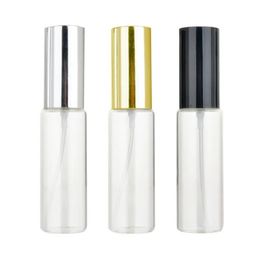 Wholesale High Quality 30ml Glass Perfume Bottles Clear Spray Bottles 30 ml Empty Fragrance Packaging Bottle With Black Silver Gold Cap