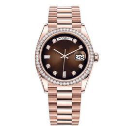 luxury watches wristwatch for women designer diamond watches mens automatic rose Gold date size 41MM Sapphire glass waterproof pour dames ladies montre