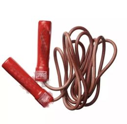 14ss School Aerobic Exercise Jump Ropes Fitness Leather Rope Skipping Adjustable Bearing Speed Fitness Boxing Training Red High Quality ydz
