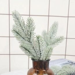 Decorative Flowers 1PC Artificial Plants DIY Gifts Candy Box Pine Needles Branch Year Decorations