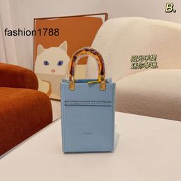 shoulder bag shoulder bag Evening Bags Mobile Phone Bag Handbags Mini Music Tote Bags Women Genuine Leather Wallet Amber Handle Fashion Classic Thread Letters High Q