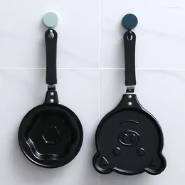 Pans Creative Household Frying Pan Animal Shape Mini Cartoon Breakfast Flat Bottom Non Stick Heart-Shaped Kitchen