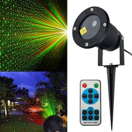 Outdoor Laser Landscape Light Projection Moving Star Christmas Projector Garden Party Disco DJ LED Stage IP65 Lawn Lamps251W