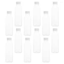 Water Bottles 30pcs Glass Empty With Caps Reusable Clear Containers Beverage Bottle For Juicing Smoothie 250ml