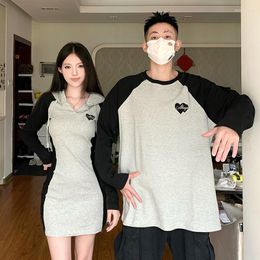 Men's Polos 2109#A Small Number Of Real Design Emotional Lovers In Autumn 2023 Korean Version Long-sleeved Female Dress A Skirt I