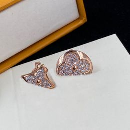 18k Gold Stud Designer Ladies Letter Love Earrings Fashion Gift Jewelry Stainless Steel Earrings Luxury Spring Jewelry Wholesale