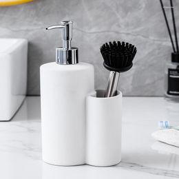 Liquid Soap Dispenser European Press Lotion Bottle Creative Detergent Hand Sanitizer Split Bathroom Accessories Set