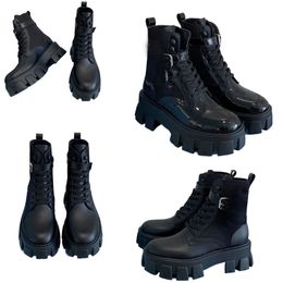 boots designer womens australian luxury winter boots Classic Matt Patent Leather Variety Black Beige White rainboots women snow boots designer boots shoe platform
