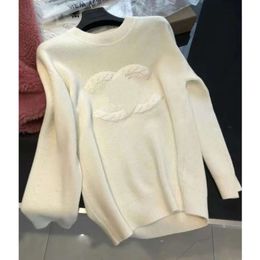 Luxury Women's Fashion Sweater Brand Ch Sweatshirts Woman Channel Pullover Letter CC Loose Oversize Knit Long Sleeve Female Sweatshirt Ladies Tops Sweaters 9Y68