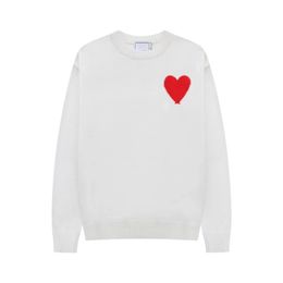 Fashion womens sweater designer sweater round neck love pattern letter embroidery women knitwear autumn simple solid color temperament generous casual sweater