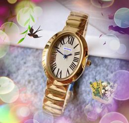 Classic Women Small Simple Dial Watch all the crime Full Stainless Steel Centre clock Quartz Movement Roman Tank Series gold silver Colour cute Watches Gifts