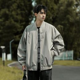 Men's Jackets Spring Autumn Tooling Baseball Uniform Causal Loose Bomber American Ruffian Handsome Couple Jacket Male Clothes