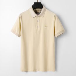 Erkekler Tişört Moda Tasarımcı Pamuk Polo Gömlek Kısa Kollu Gömlek İş İş Erkekler Tişörtler Büyük T-Shirt Polo Gömlek Tasarımcısı Hoodie Tees Hoodie Takip M-3XL