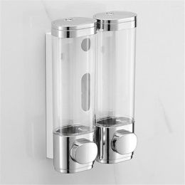 Liquid Soap Dispenser Bathroom Wall Mounted Hand Washer Family El Shampoo Shower Gel Container Manual Press