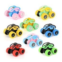 Car stunt rollover Inertial SUV Little boy toy car