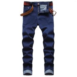 Men's Jeans 2023 Men Denim Trousers Retro Regular Fit Classic Simple Light Blue Casual Plus Size High Quality Brand Male Pants
