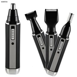 Electric Shavers 4 in 1 Electric Ear Nose Hair Trimmer Hair Clipper Chargeable Beard Trimmer Professional Men Women Nose Hair Eyebrow Trimmer 230928