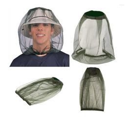 Berets Portable Mosquito Nets Hats Outdoor Hiking Camping Tourism Fishing Caps Breathable Beanies Hat