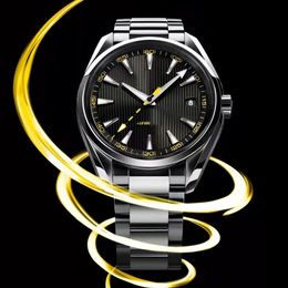 2023 Mens Luxurys Watch World Time James Bond 007 Men Automatic Watches Gauss Mechanical Movement Skyfall Watch Steel Wristwatches269W