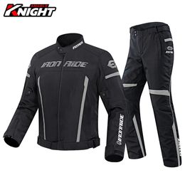 Men's Jackets Motorcycle Jacket Pants Suit Waterproof Reflective Motorbike Racing Jacket Biker Motocross Moto Jacket Men Motorcycle Clothing 230928