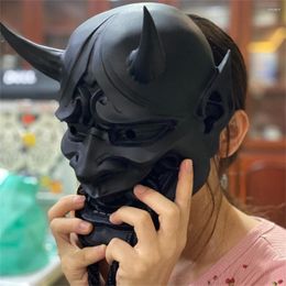 Party Supplies ONI Devil Traditional Japanese Halloween Mask Demon Fancy Dress Cosplay Latex Costume Accessories