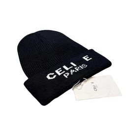 Winter wool cashmere knitted hat designer Warm soft Fashion sports cap for men and women