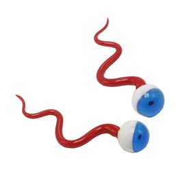 CSYC DA002 Smoking Pipe Dabber Tool About 4.72 Inches Snake Eye USA Red White Oil Rig Glass Bong Dabbers