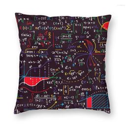 Pillow Soft Amazing World Of Mathematics Throw Cover Home Decorative Math Teacher 40x40 Pillowcover For Sofa