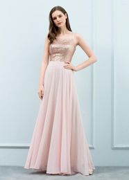 Party Dresses 24 Hours Ship Out Long Evening Elegant Formal Prom Gown Rose Gold Reflective Within Real Pos