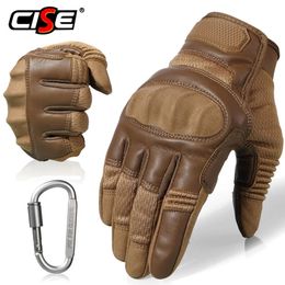 Five Fingers Gloves Touchscreen PU Leather Motorcycle Full Finger Protective Gear Racing Pit Bike Riding Motorbike Moto Motocross Enduro 230928