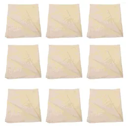 Forks 10 Pcs Napkins Table Dinner Japanese-style For Festival Wedding Cloth Flax Washable Party Indoor Soft