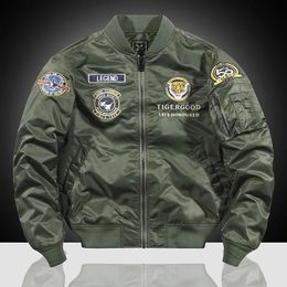 Men's Jackets Fashion work suit MA1 pilot tactical jacket Men's short American embroidered baseball jacket Military fan motorcycle jacket 230928