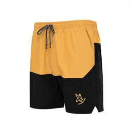 Men's Shorts 2024 Summer Men Casual Patchwork Design Drawstring Waist Male Leisure Short Bottoms EU Size S-2XL