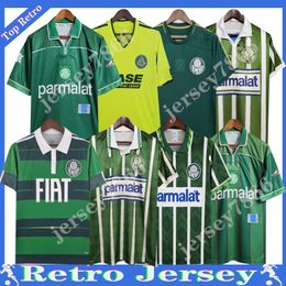93 94 98 10 14 Palmeiras R. CARLOS Retro Soccer Jerseys 1999 EDMUNDO Mens ZINHO RIVALDO EVAIR Home Green Football Shirts Mens Uniforms Short Sleeve