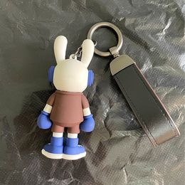 Cartoon keychian Santa keychains key holders key ring bag hangs gift fashion hip hop Jewellery elk keyring