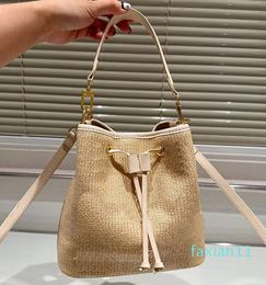 Nano Bucket Bag Shopping Bags Designer Weave Tote Bag Beach Bag Totes Women Handbag Crossbody Shoulder Bags Mini Purse Large Capacity Raffia Leather Pouch