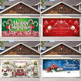 Wall Stickers Banner Christmas Halloween Holiday Decoration 3D Decor Papers for Living Room Door Club Garage 230928