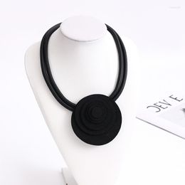 Choker Punk Style Handmade Women Necklaces Classic Silicone Rubber Colourful Torques Clothes Accessories