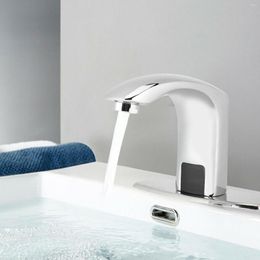Kitchen Faucets Automatic Touchless Bathroom Faucet Motion Sensor Sink Hands Free Tap US
