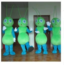 Halloween lovely green ant Mascot Costume Cartoon Anime theme character Christmas Carnival Party Fancy Costumes Adult Outfit