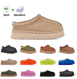 australia tasman slippers ugges platform slipper Designer Tazz UGGsity Boots Slide Ultra Mini Boot Mules bottes Slides Slip-on Suede Upper Winter Shoes 994ess