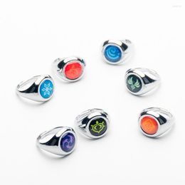 Keychains Game Genshin Impact 7 Ring Eye Of God Key Jewellery Accessories Christmas Gift Hand Decorations