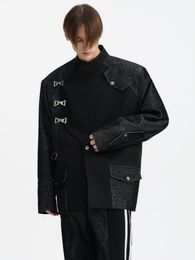 Men's Jackets TR09277 Fashion Coats & 2023 Runway Luxury European Design Party Style Clothing